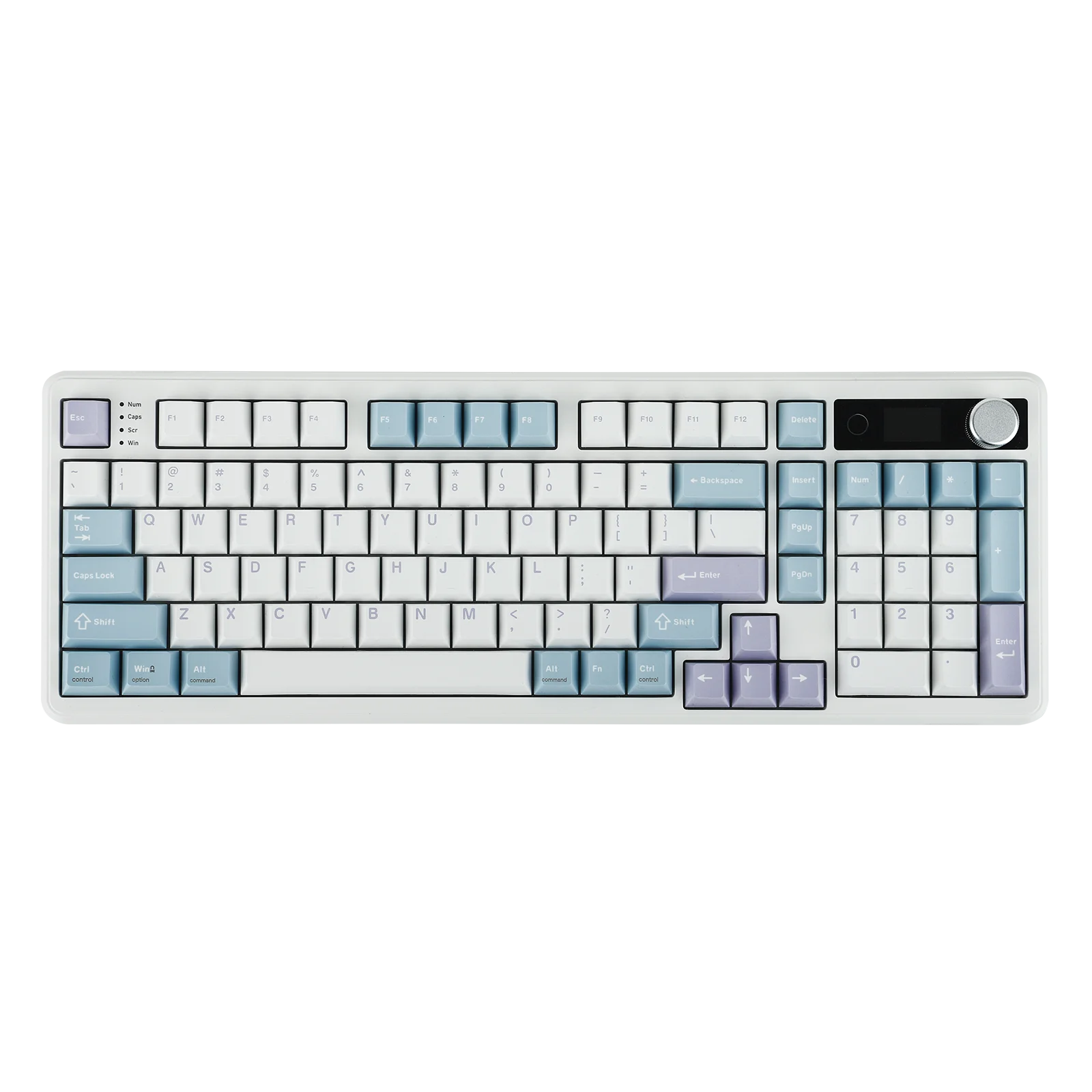 EPOMAKER TH99 PRO 96% ANSI US Layout Gasket-Mounted Wired/BT/2.4Ghz Wireless Mechanical Gaming Keyboard with Screen & Knob