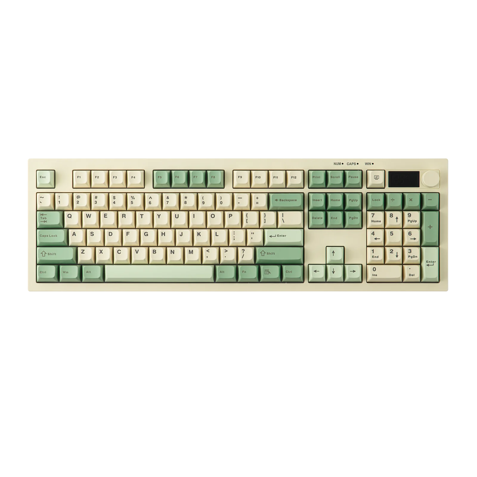 AULA S102 PRO Silent Gaming Membrane Keyboard 100% ANSI US Tri-model 2.4GHz Wireless TFT Screen Volume Knob for PC Game Office