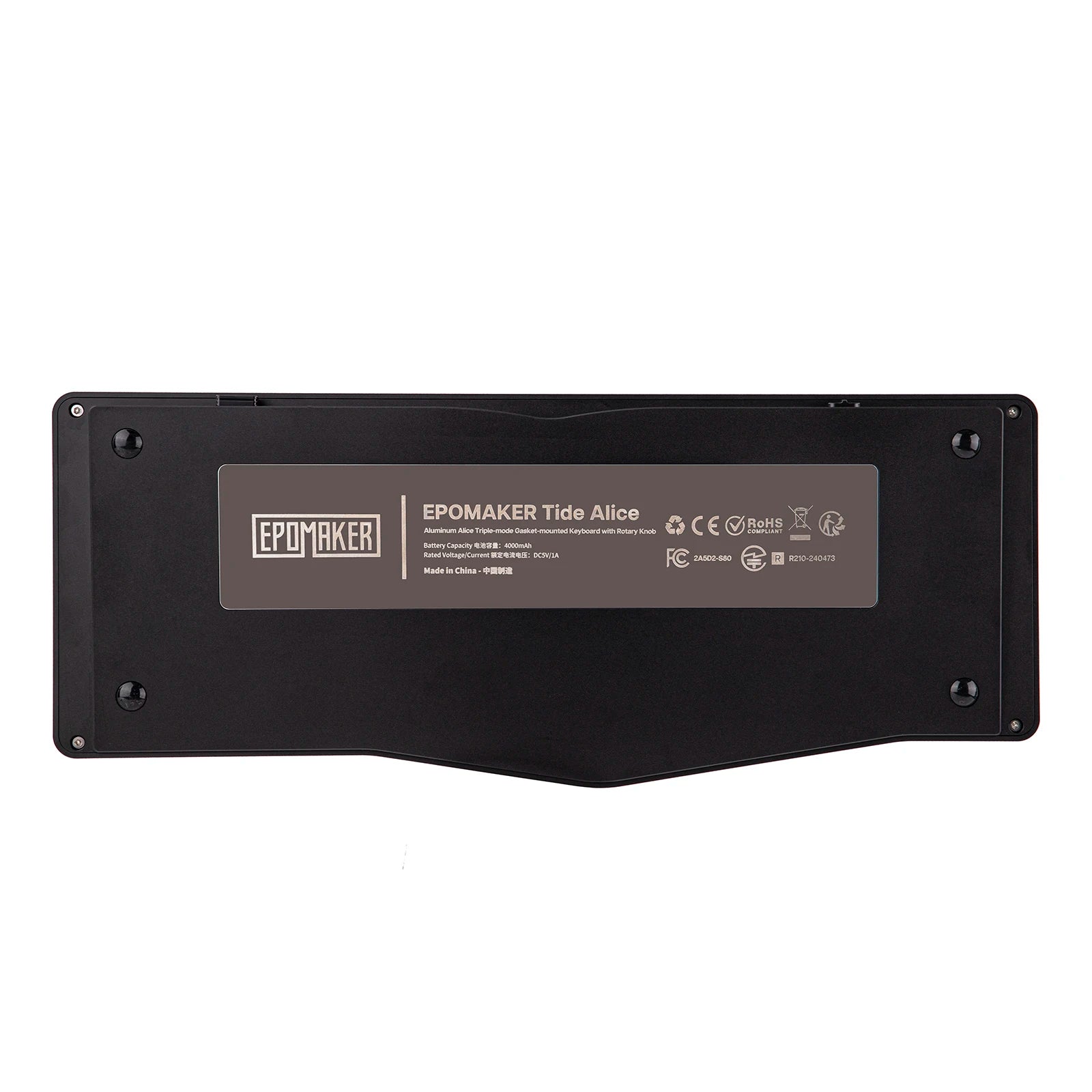EPOMAKER Tide Alice VIA 65% Layout Hot-Swap Gasket-Mounted Wired/2.4GHz/Bluetooth 5.0 Wireless Mechanical Keyboard