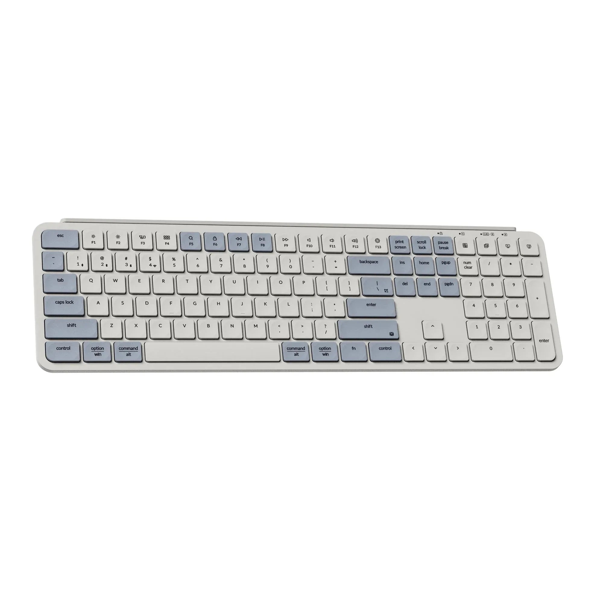 Keychron B6 Pro ZMK Ultra-Slim Wireless Keyboard Full Size Portable Lightweight 2.4GHz & Bluetooth Connections