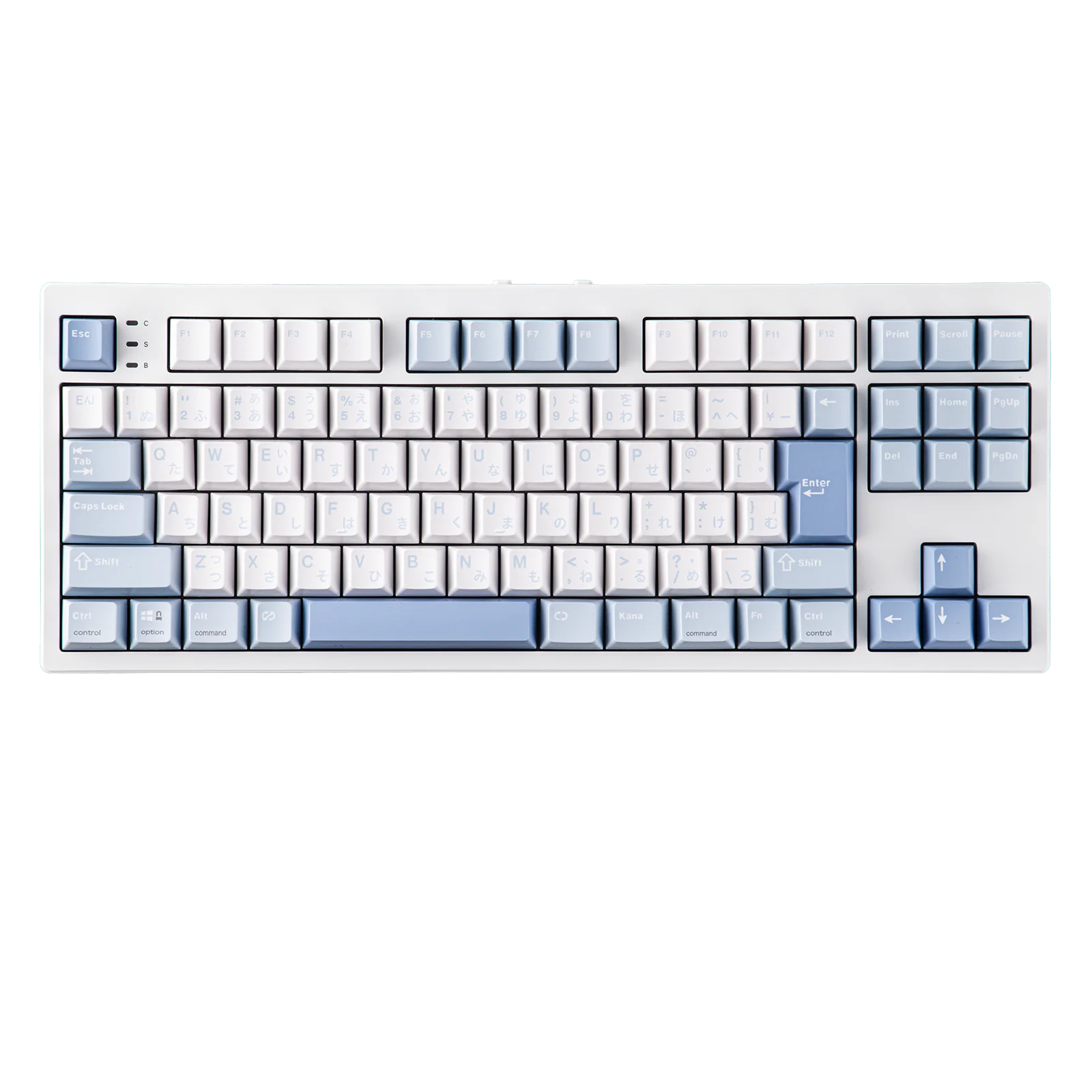 Japanese Version EPOMAKER TH87 JIS Layout TKL Layout Hot-Swap Wired/Bluetooth/2.4GHz Wireless Mechanical Keyboard 10000mAh Battery