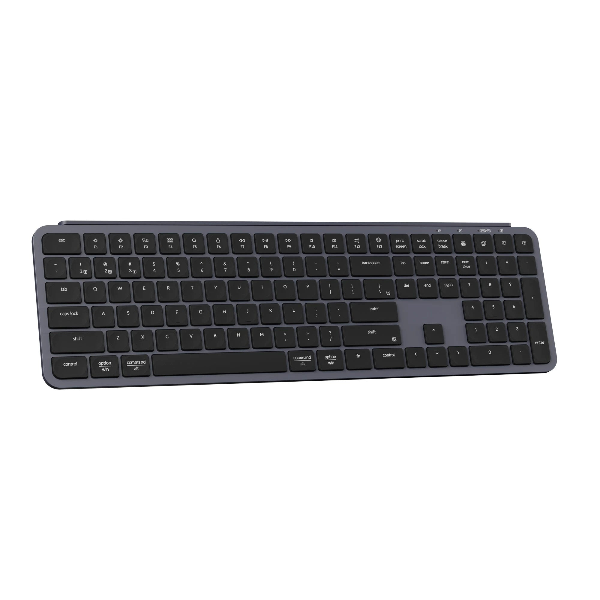 Keychron B6 Pro ZMK Ultra-Slim Wireless Keyboard Full Size Portable Lightweight 2.4GHz & Bluetooth Connections