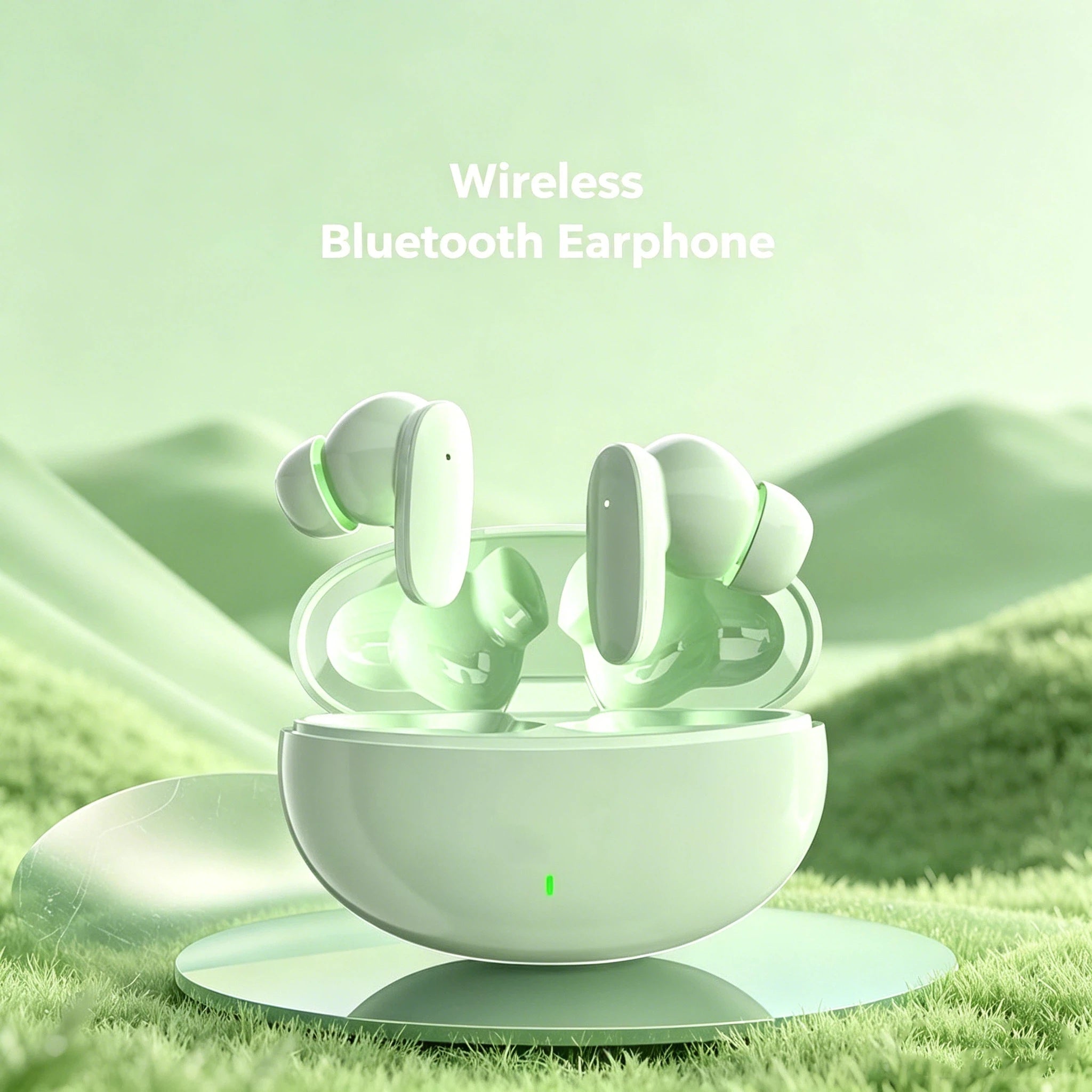 Wireless Bluetooth Earphone TWS Headset HiFi Music Headphone For Smartphone Mic Noise Reduction Earbuds Waterproof Game Motion