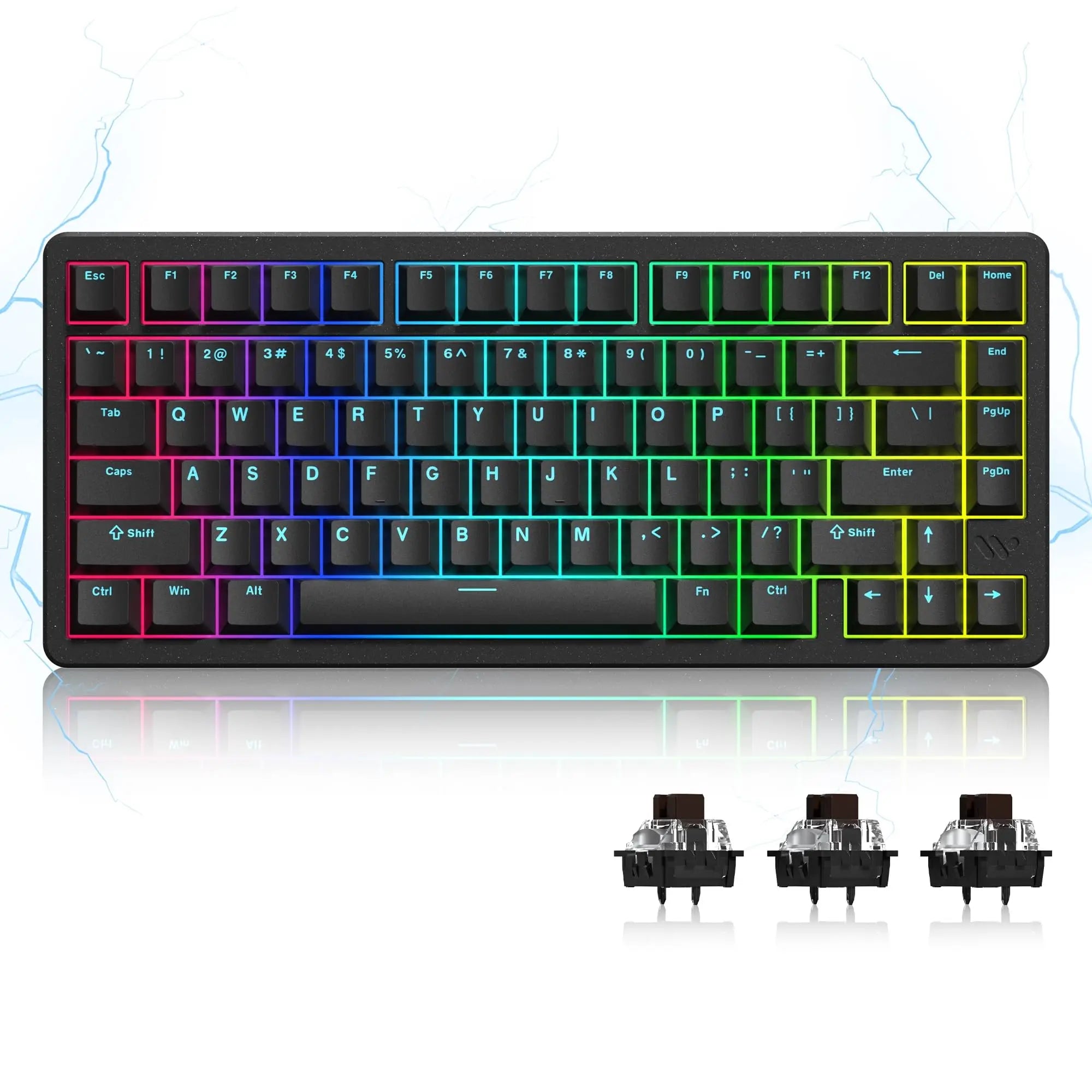 Womier SK75 TMR 75% Wireless Magnetic Keyboard Rapid Trigger Tri-Mode Bluetooth/2.4G/USB-C Hot-Swap Esports Gaming Keyboard