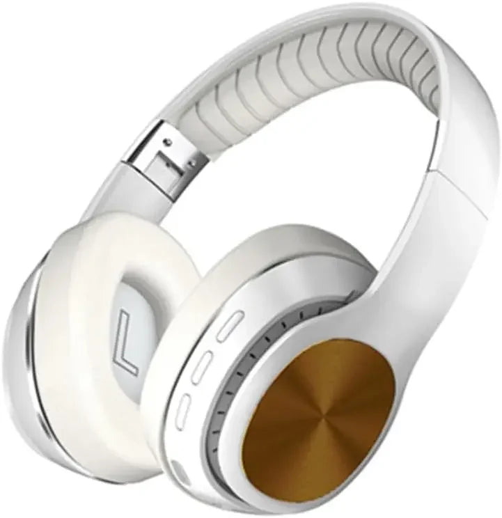 HiFi Foldable Wireless Bluetooth Headphon 5.0 for Pc Support TF Card/FM Radio Stereo Headset with Microphone Deep Bass