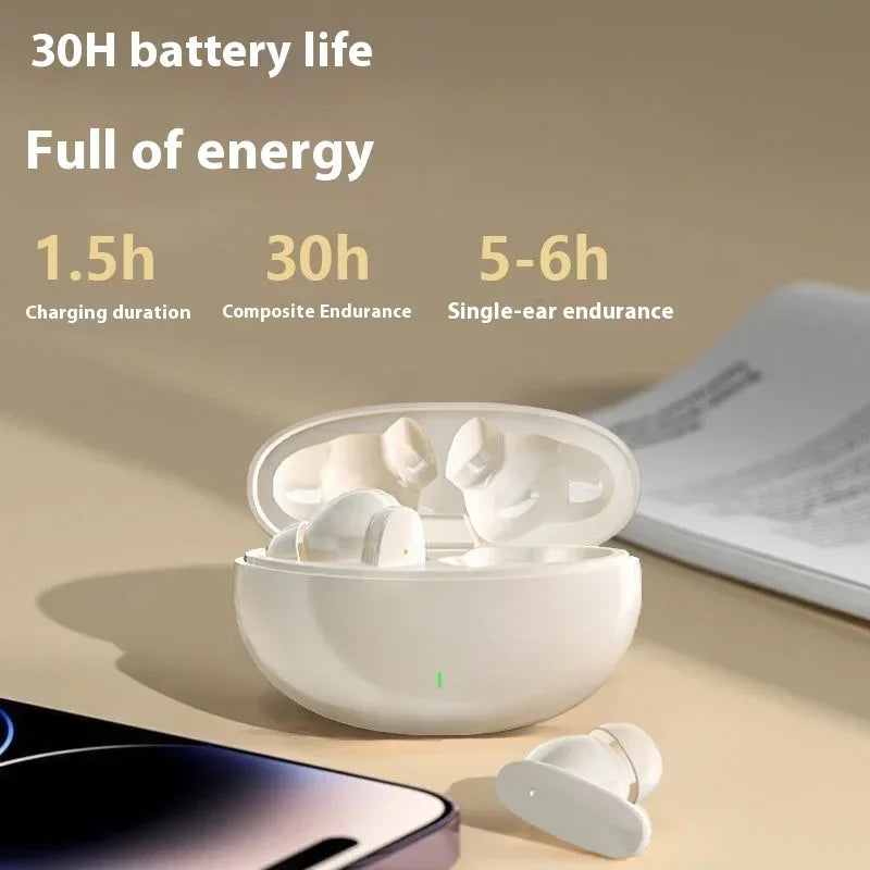 Wireless Bluetooth Earphone TWS Headset HiFi Music Headphone For Smartphone Mic Noise Reduction Earbuds Waterproof Game Motion
