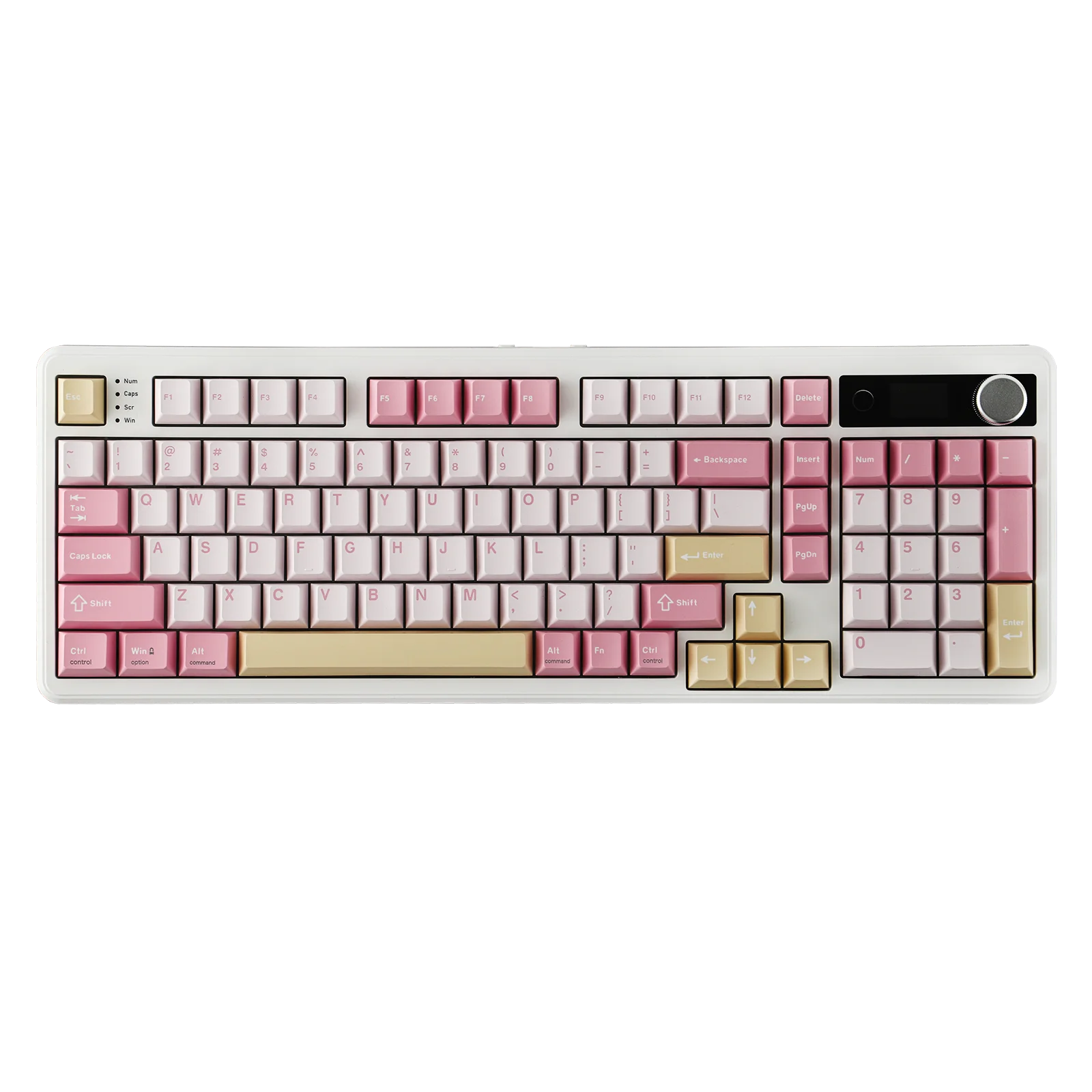 EPOMAKER TH99 PRO 96% ANSI US Layout Gasket-Mounted Wired/BT/2.4Ghz Wireless Mechanical Gaming Keyboard with Screen & Knob