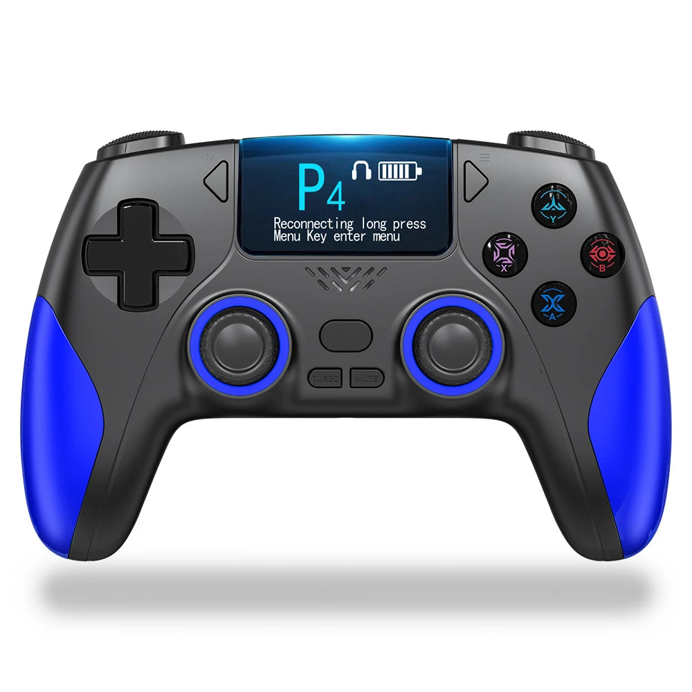 Smart Screen Wireless Game Controller, PS4 Gamepad with Customizable Display,  Compatible with IOS Andriod Table  Steam Switch